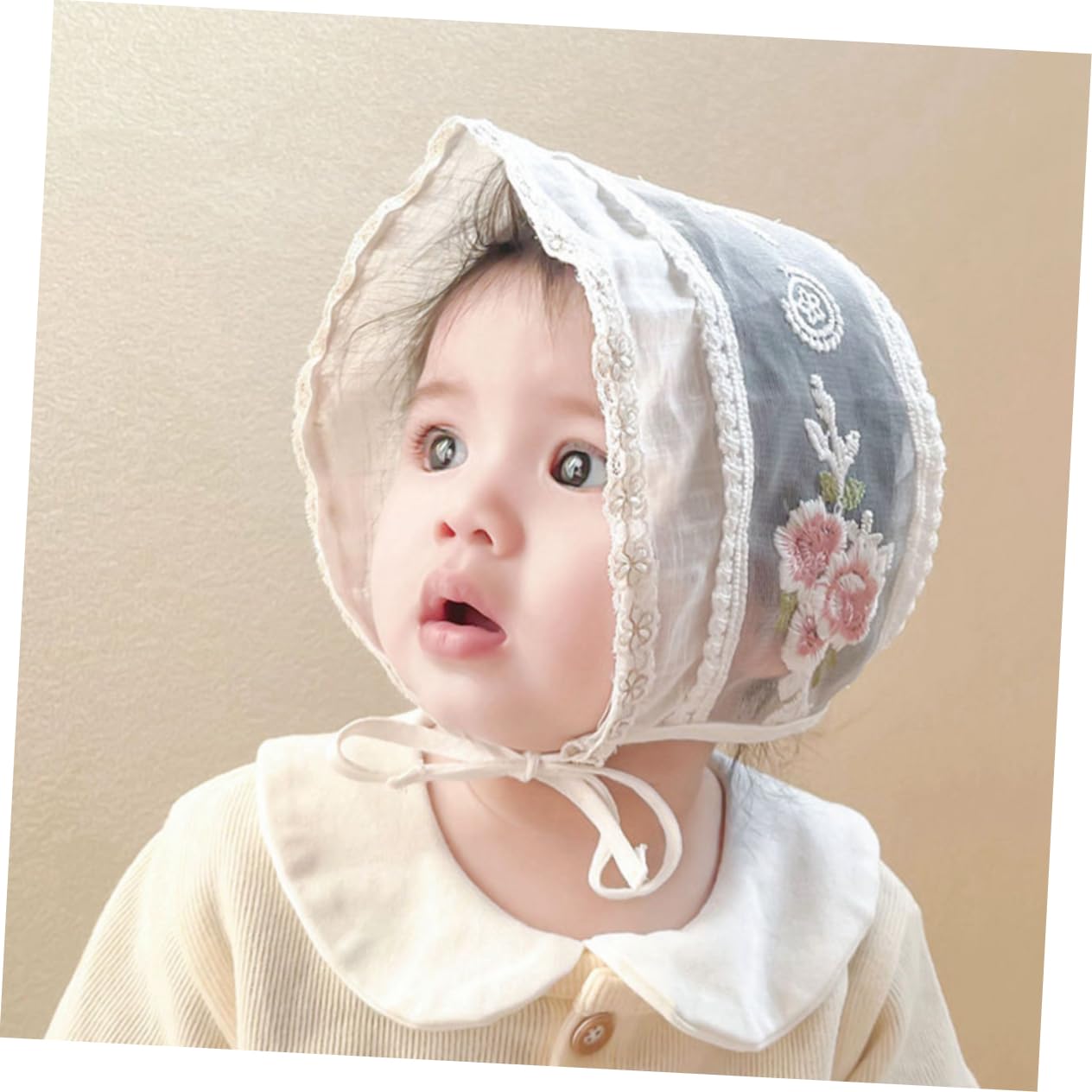 Sombrero de Bebe Gorro Bebe Sombrero Bebe Sombreros de Verano para bebé Sombrero de Playa para Sombrero de Sol para pequeños Sombrero de Verano para niña algodón