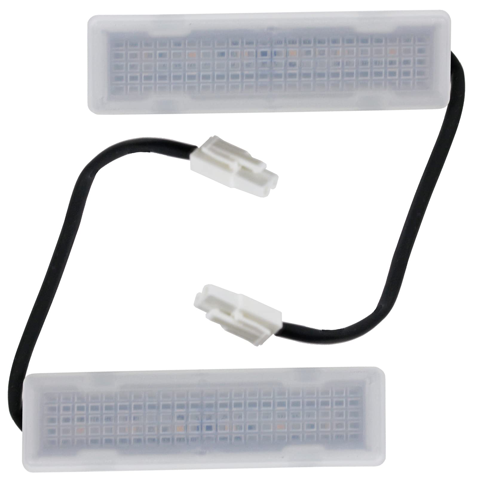 SPARES2GO Universal-Dunstabzugshaube mit LED-Licht, 114 mm, 1,6 W, 2 Stück