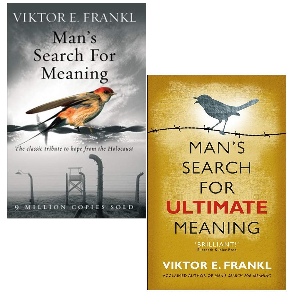 Viktor E Frankl Collection 2 Books Set (Man's Search For Meaning, Man's Search for Ultimate Meaning)