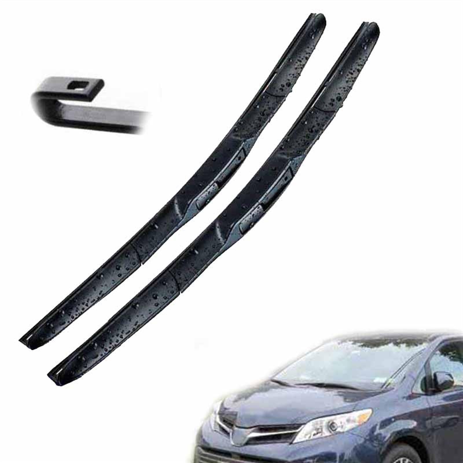 Escobillas limpiaparabrisas Delanteras para Toyota Sienna XL30 2011-2020, para Parabrisas, Ventanas, Coche, cepillos de Lluvia de 26"+20".