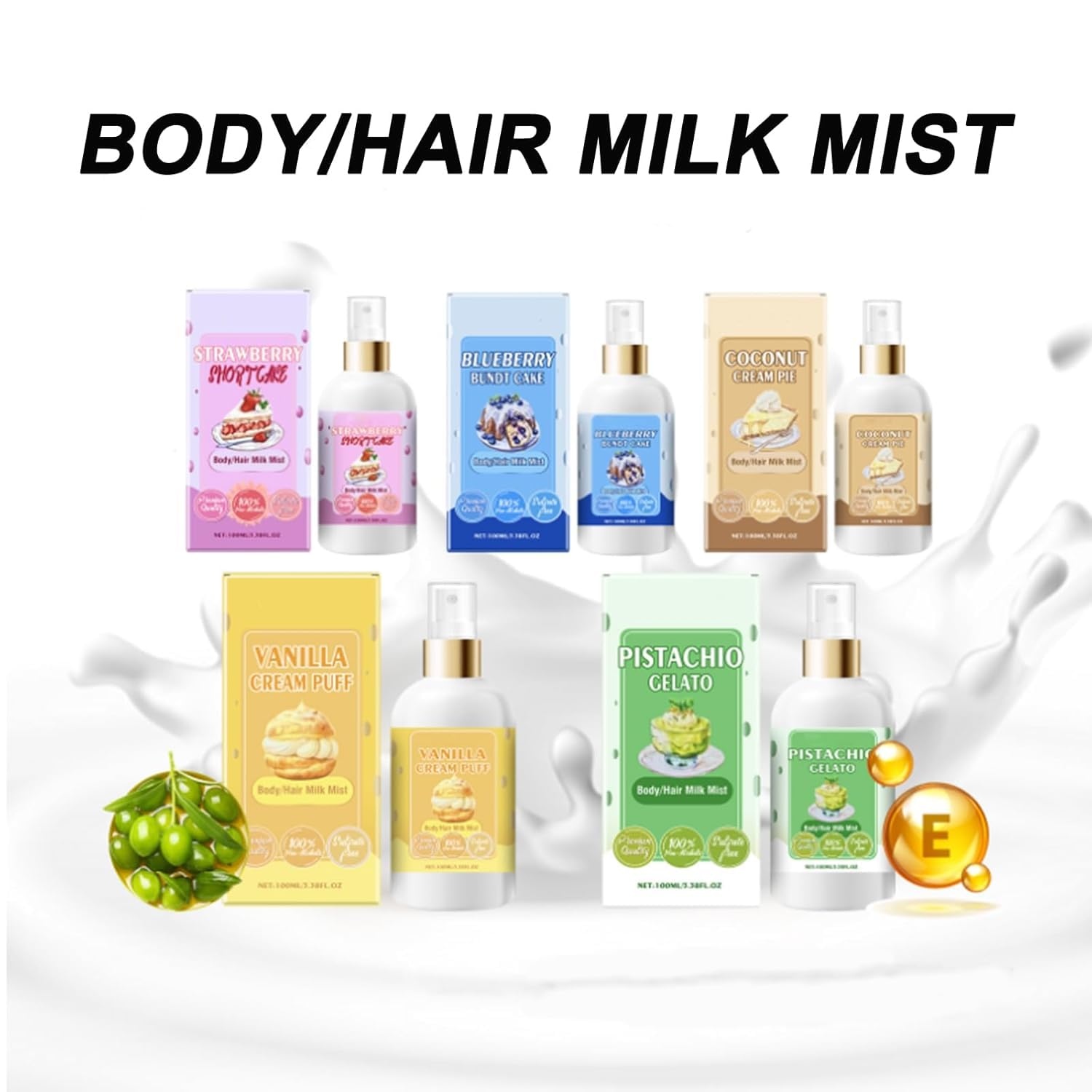 3 SPARKLING ORANGE SPRITZ Bath & Body Fine Fragrance Spray Mist Splash Fragrance