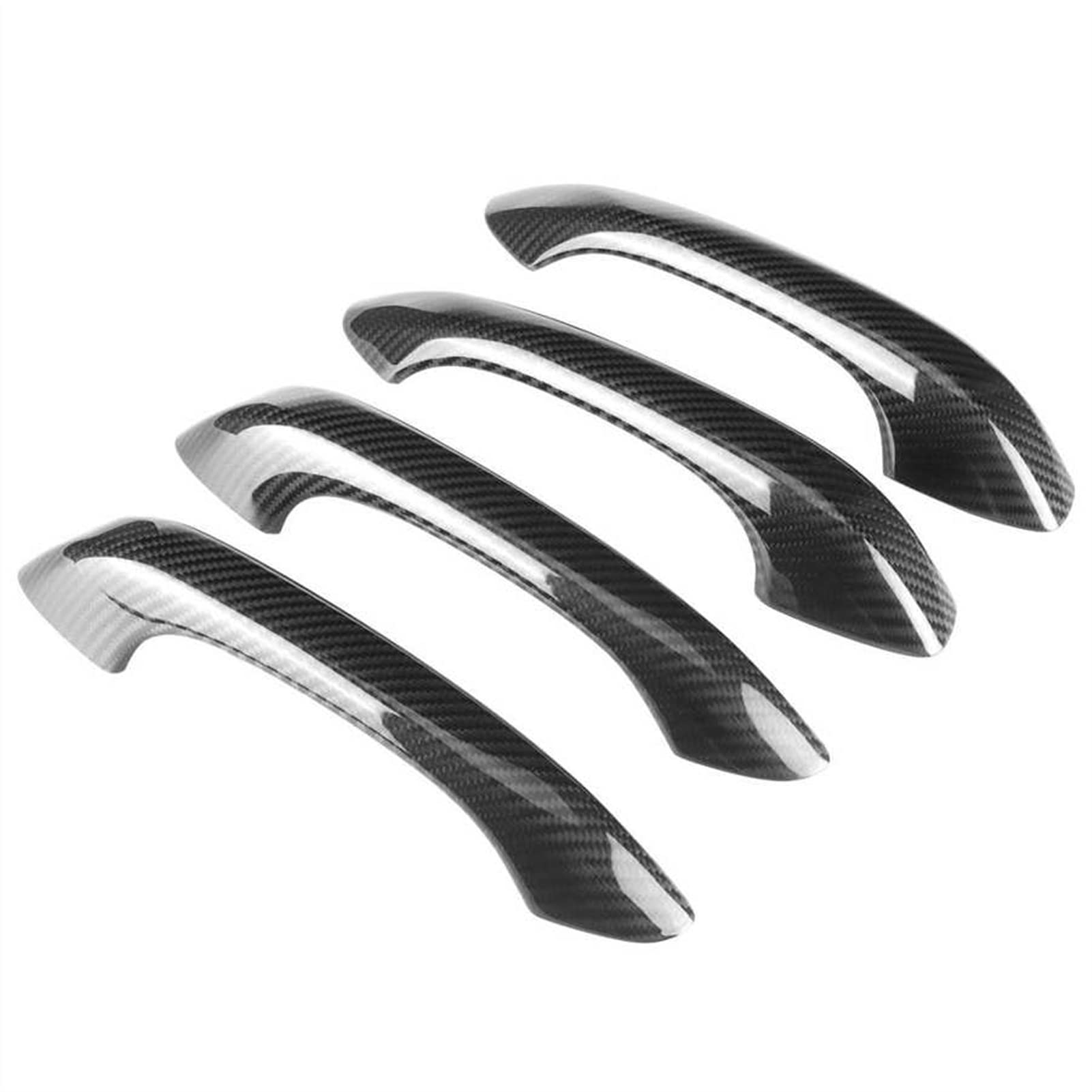 Fahbstr One Color Car Inner Handle For Macan 2014-2020 4Pcs Carbon Fiber Door Handle Cover Trim Car Modification Fit