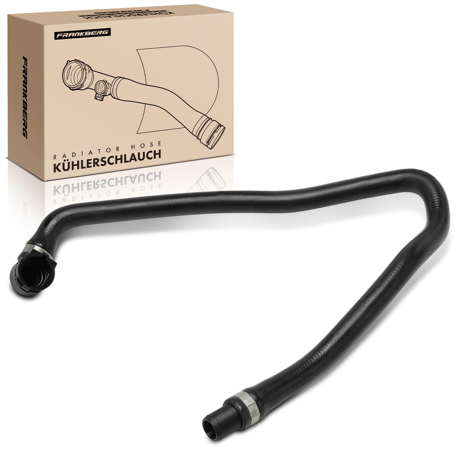 Frankberg Tubo del radiatore tubo del liquido di raffreddamento tubo | dal tubo di collegamento al termostato; Compatibile con: X3 F25