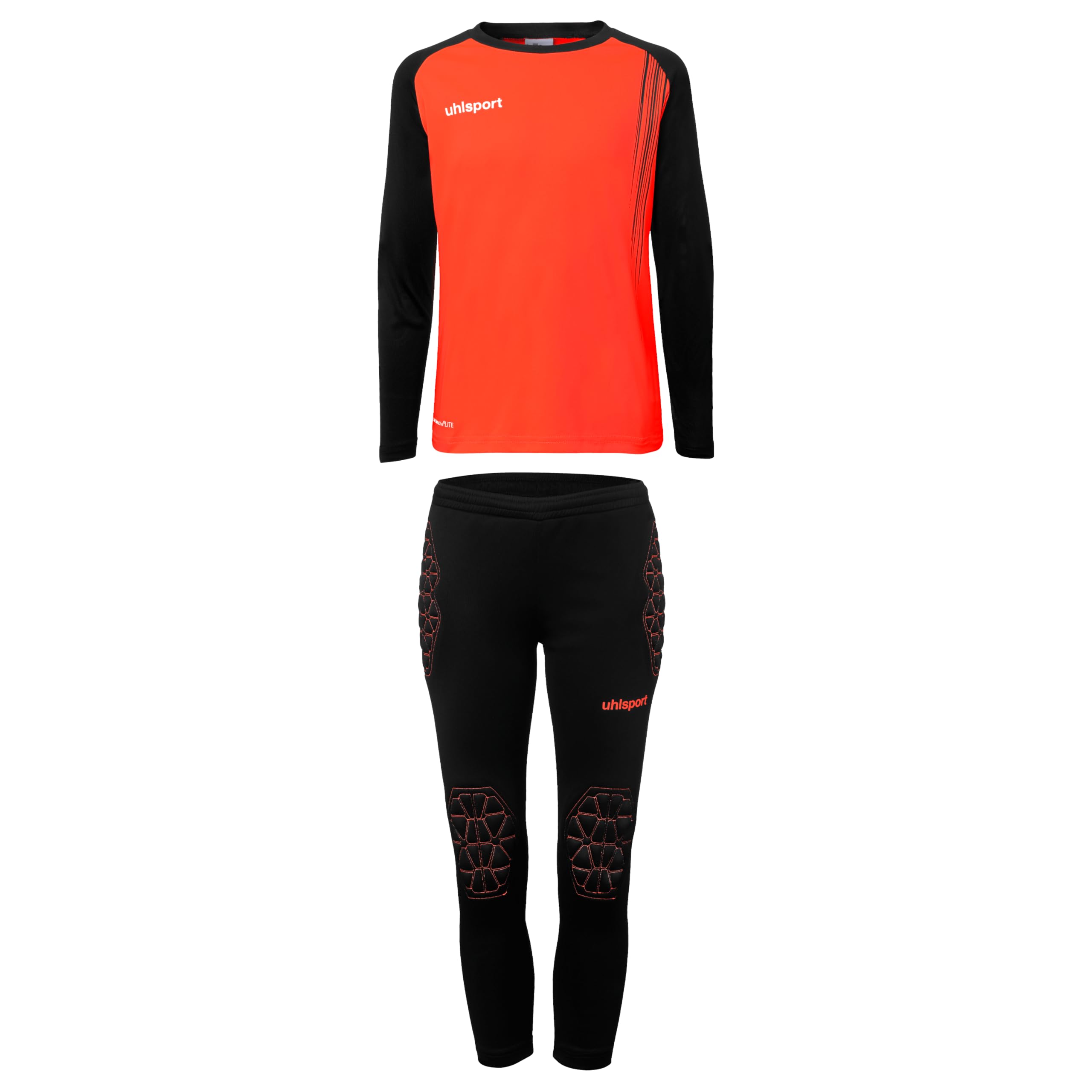 uhlsport Impulse Torwart Set Junior - Torwart-Trikot-Set aus Oberteil und Hose