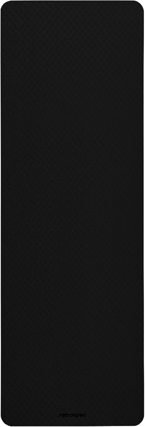 Retrospec Zuma Yoga Mat | 1/2 Inch Thick Non Slip Workout Mat | TPE Exercise Mat for Yoga, Pilates & Stretching | 72x24in