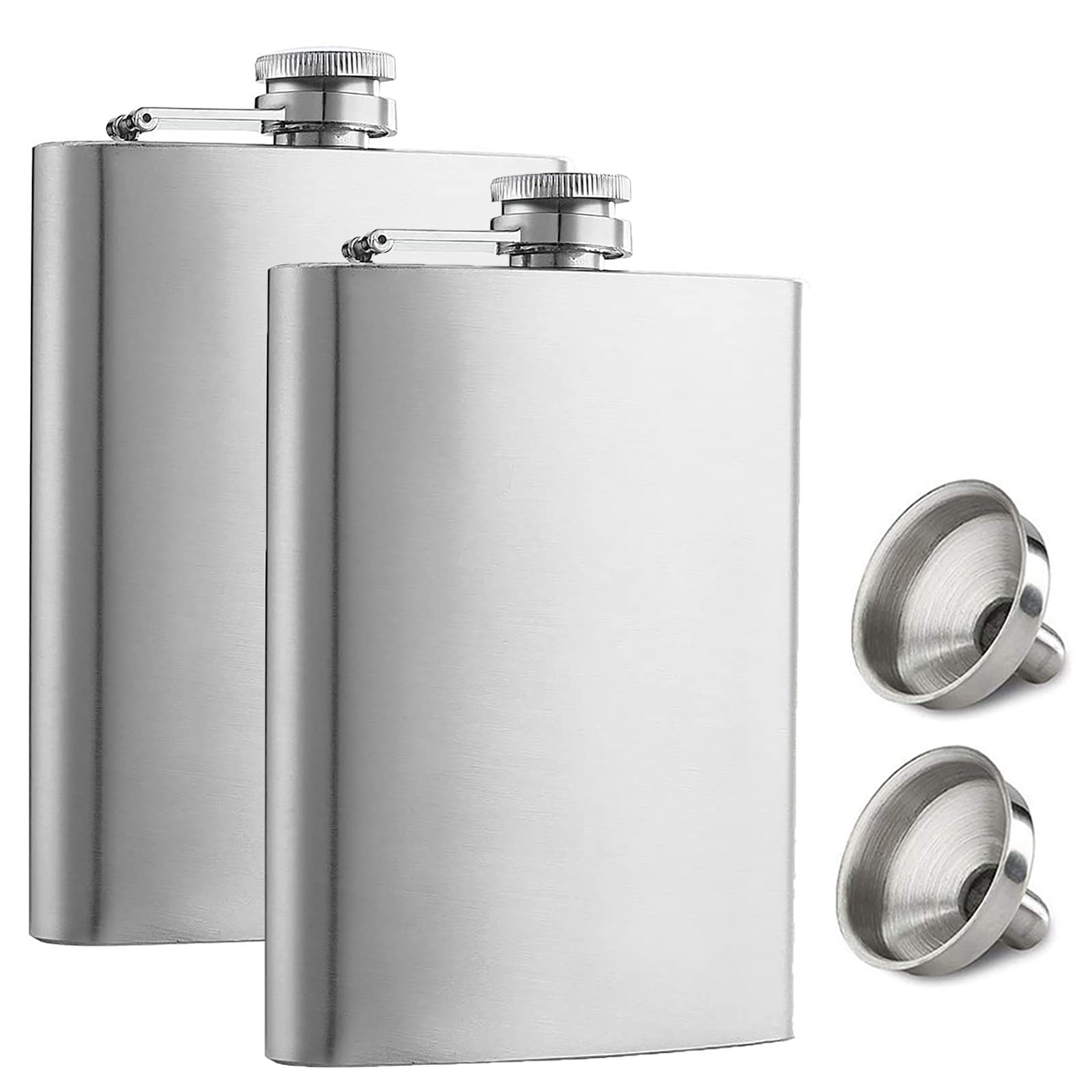 Fiaschetta In Acciaio Inox 240ml - Portatile, Per Whisky E Liquori, Ideale Per Outdoor - Foto 10