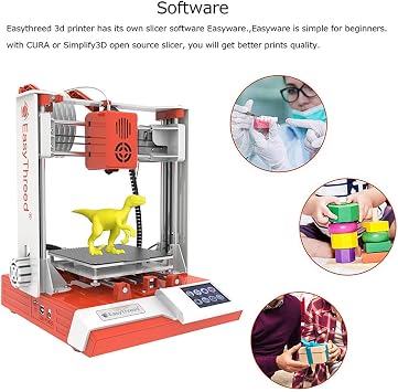 3d printers Easythreed 3d printer 3d printer K6 plus EasyThreed K6 Plus 3D Printer FDM Desktop Printing Machine 150x150x150mm/5.9x5.9x5.9inches Print Size Removable Platform with