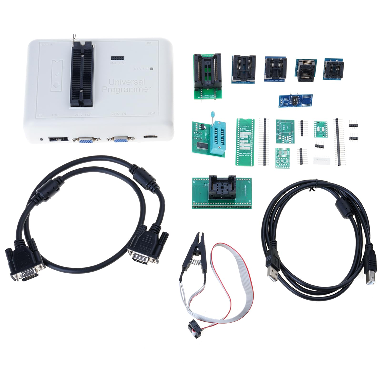 RT809H Multifunktions Chip Programmierkits 13 Sockel für die Reparatur mobiler Tablets und Firmware EMMC NAND Flashes Chip Programmierer