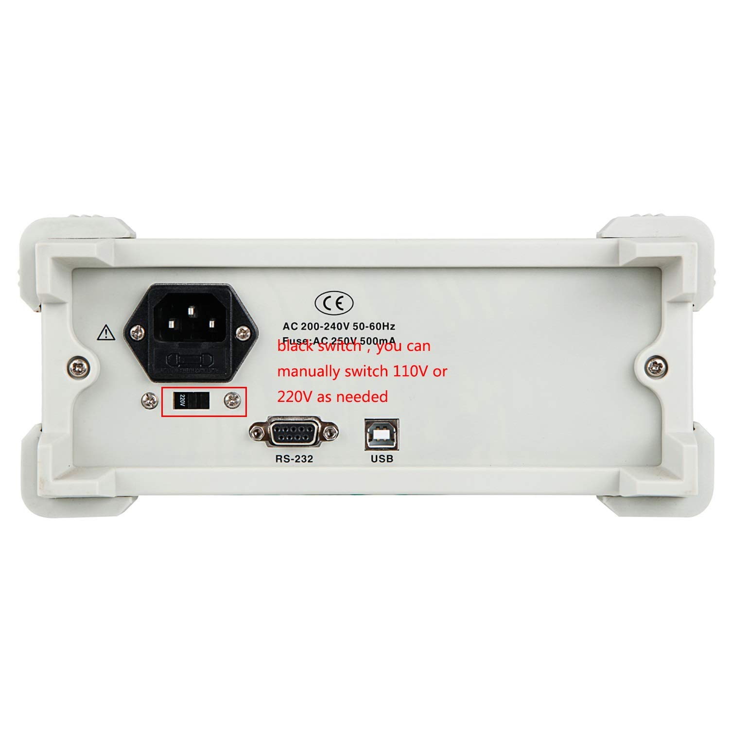 Induktivitätsmessung Tisch-Digital-LCR-Messgerät ET4410 Desktop-LCR-Bridge mit USB und RS-232, einstellbarer Messfrequenz Kapazitätsmessgeräte for 100 Hz bis 100 kHz Messgerät für technisches Labor