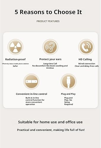 Miniatura 4 de Auricular retro para teléfono  teléfono tipo CBluetooth retro para iPhone para Android, teléfono con cable, receptor de mango fijo para celular