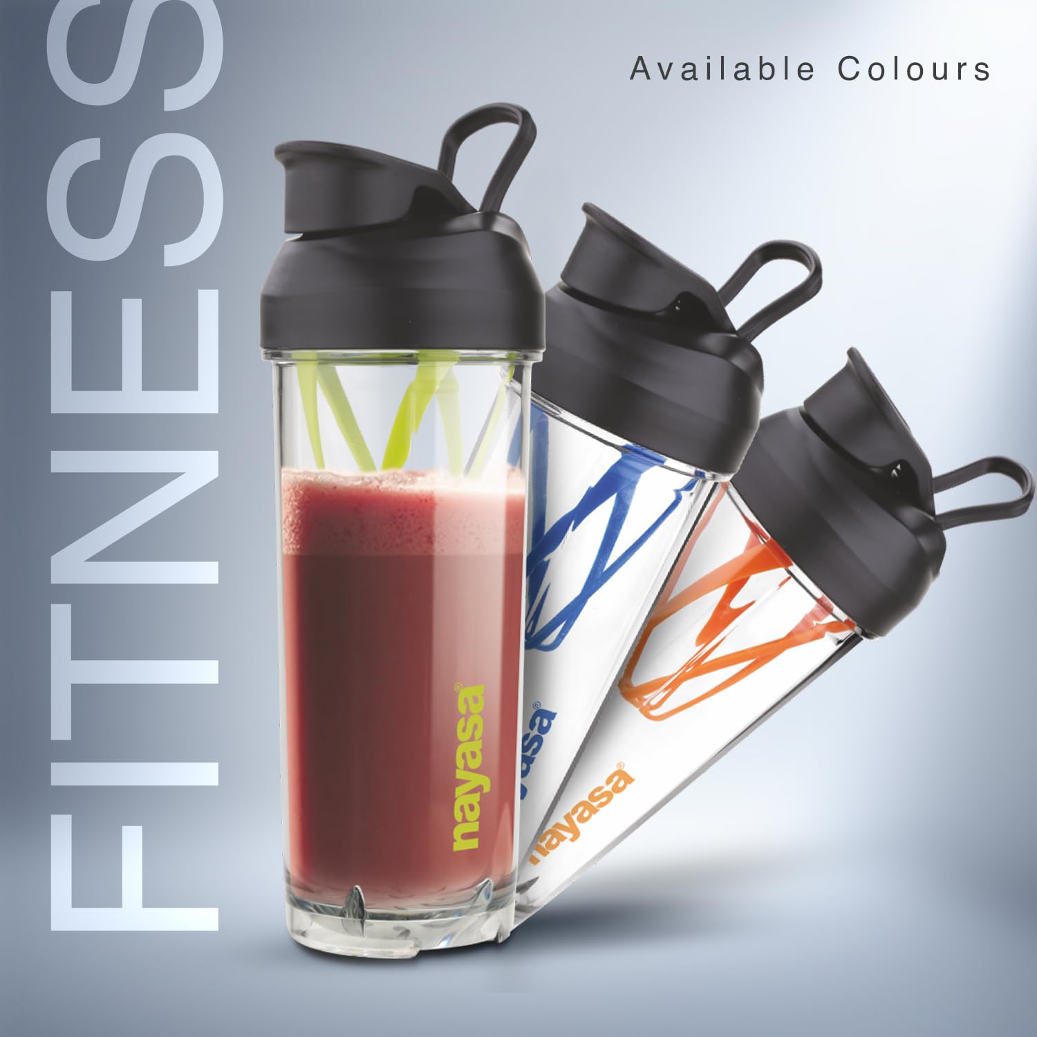 Nayasa Sprint Protein Shaker - Leakproof Gym Bottle -5