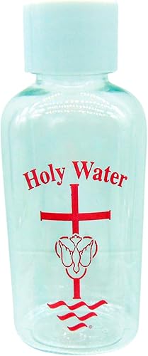 Miniatura 2 de Westmon Works Juego de botellas de agua bendita con mini recipiente de plástico, contenedor vacío para bolsa de transporte de viaje y tarjeta de