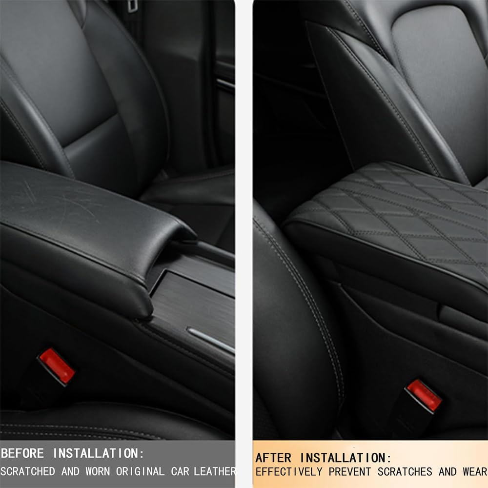 Coussin D'Accoudoir Voiture Confortable Pour Dacia Duster 2 2018-2023 - Housse Noire Respirante Console Centrale, Protection Et Confort Optimal