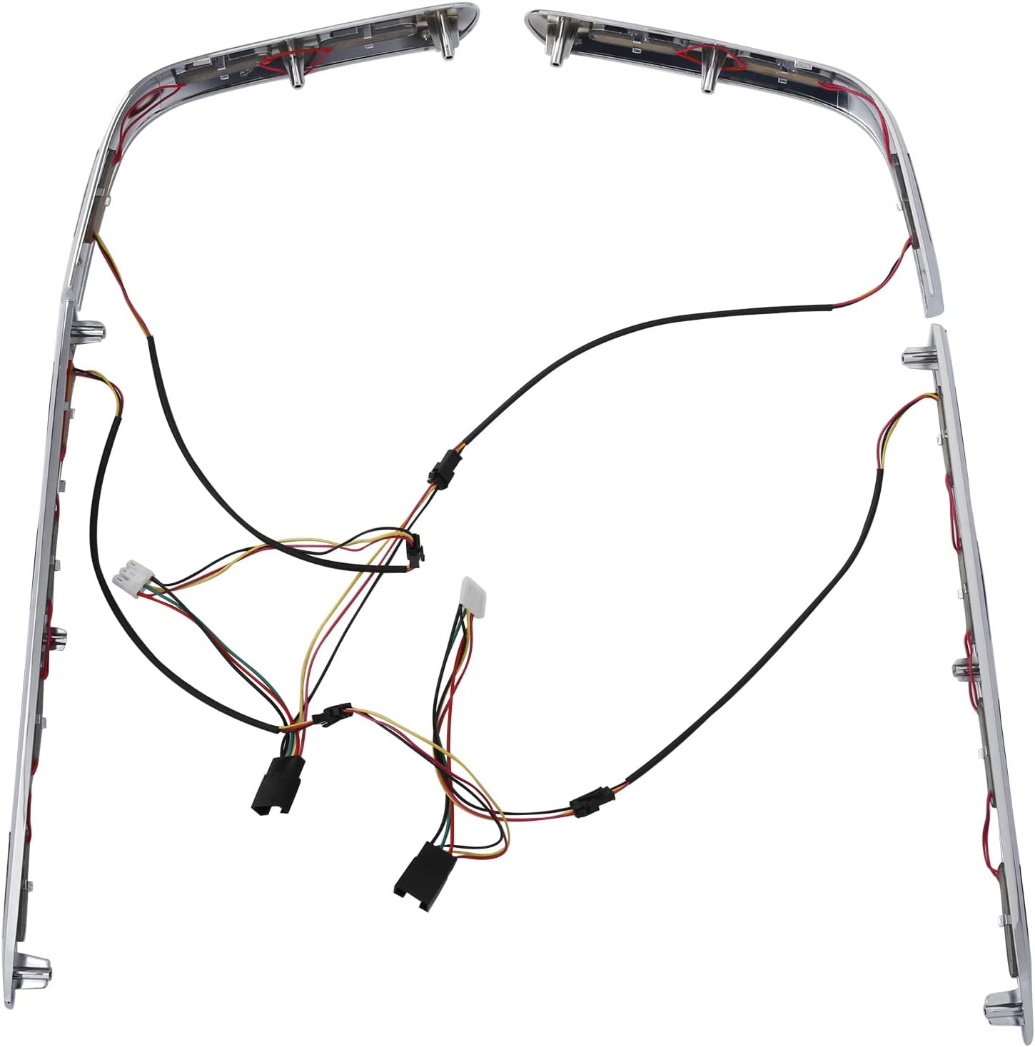XMT-MOTO LED Saddlebag Trim Lights Fit For Honda Goldwing GL1800 2001-2011