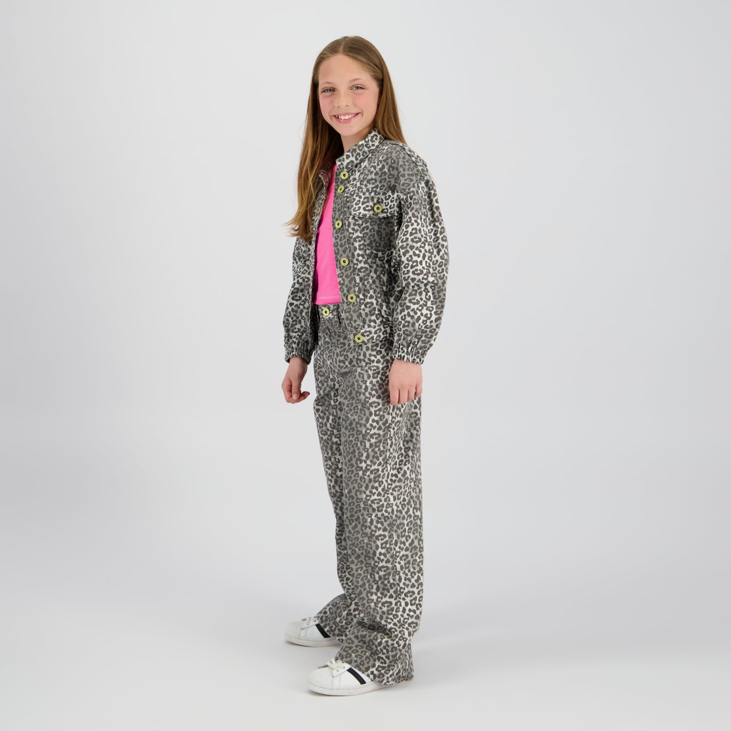 Vingino Mädchen Jeans Cassie Leopard