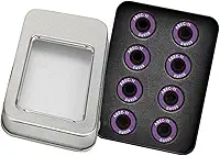 Almencla Rolamentos de cerâmica para skate de velocidade com blindagem 608 RS ABEC-11 Conjunto de 8 unidades para patinetes de skate.
