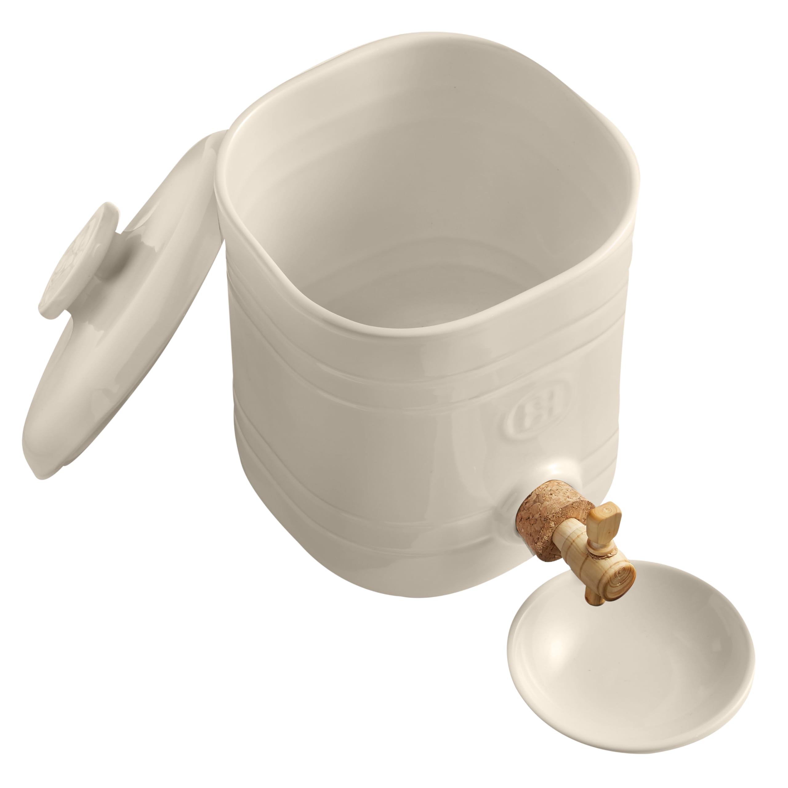 Amazon.com: Emile Henry Made in France Ceramic Vinegar Pot- 2.1 Qt