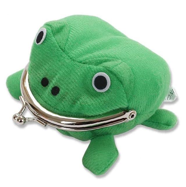 Foto 2 de 8 de Frog Moneda Cartera Cosplay Anime Bolso Verde Dibujos Animados Peluche Rana Dinero Bolsa Rana Dinero Bolsa…