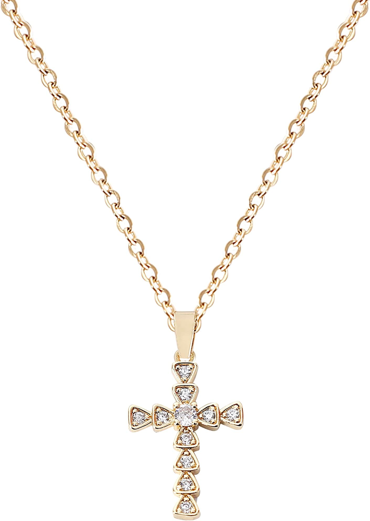 Cross Pendant Necklace for Women Jewelry Gold Cross Necklaces for Women Cross Necklace Minimalist Trendy Jewelry Valentines Day