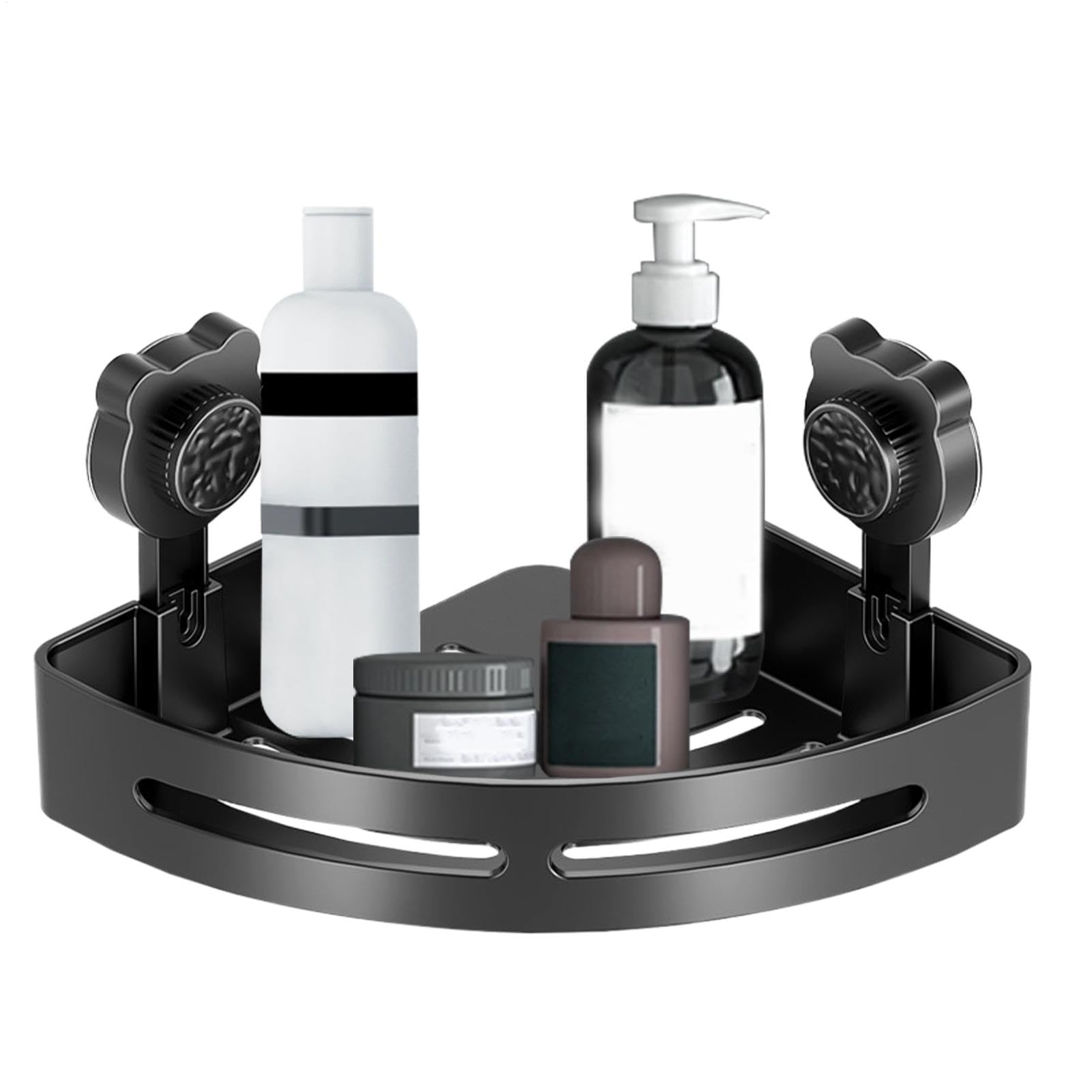 Cute Bear Suction Cup Shower Shelf Bath Caddy Basket With Suction Cups Bear Suction Cup Tripod Wall-mounted Corner