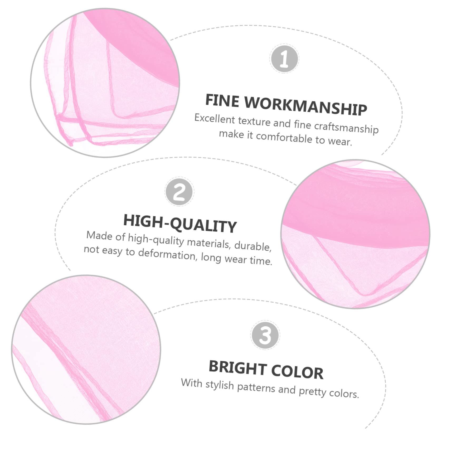 TENDYCOCO 20 Pcs Silk Scarf Square Veil Face Silk Scarves Daily Outfit Accessories Portable Silk Scarves Plaid Scarves for Play Children Dance Scarves Veil Silky Scarf Square Scarf