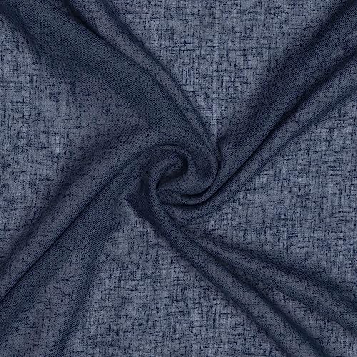 Image of Wakefit Curtains 5 feet Long Set of 2, Window Curtains, Window Curtains 5 feet, Modern Sheer, Polyester Curtains, Decoration Items for Home Decor (Ash Blue)