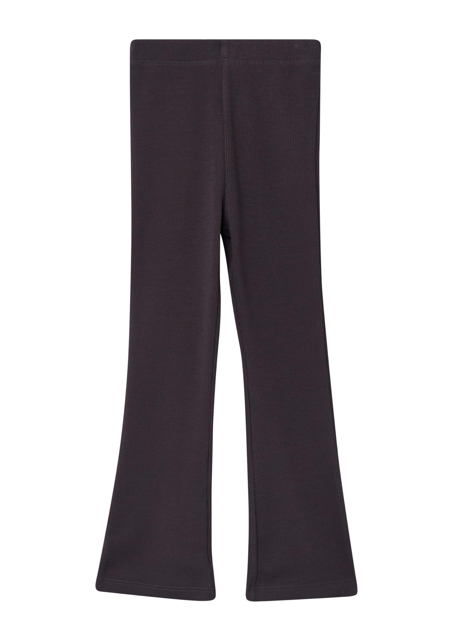 s.Oliver Elastische Baumwollmix-Leggings aus Rippware mit Flared Leg