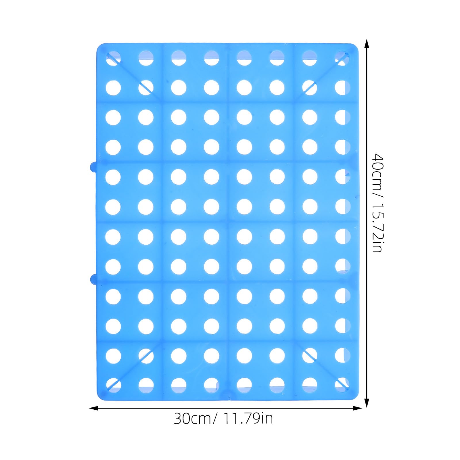 Palet de Plástico Ventilado 40x30x5 Cm Resistente Humedad, Divisor de Estantes Rejilla Transpirable para Almacenamiento en Almacenes, Supermercados y Cámaras Frigoríficas