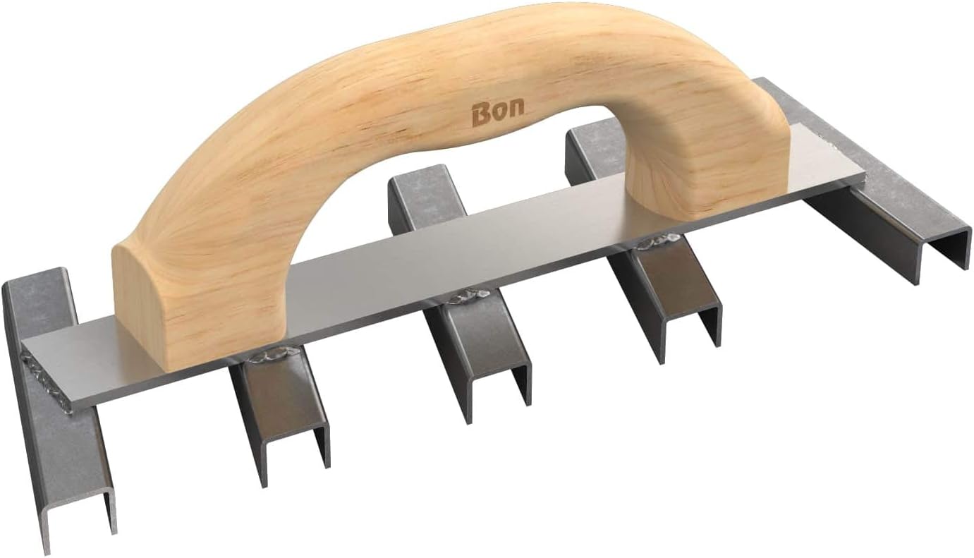 Bon 83-147 10-Inch by 4-3/4-Inch Channel Mortar Scraper