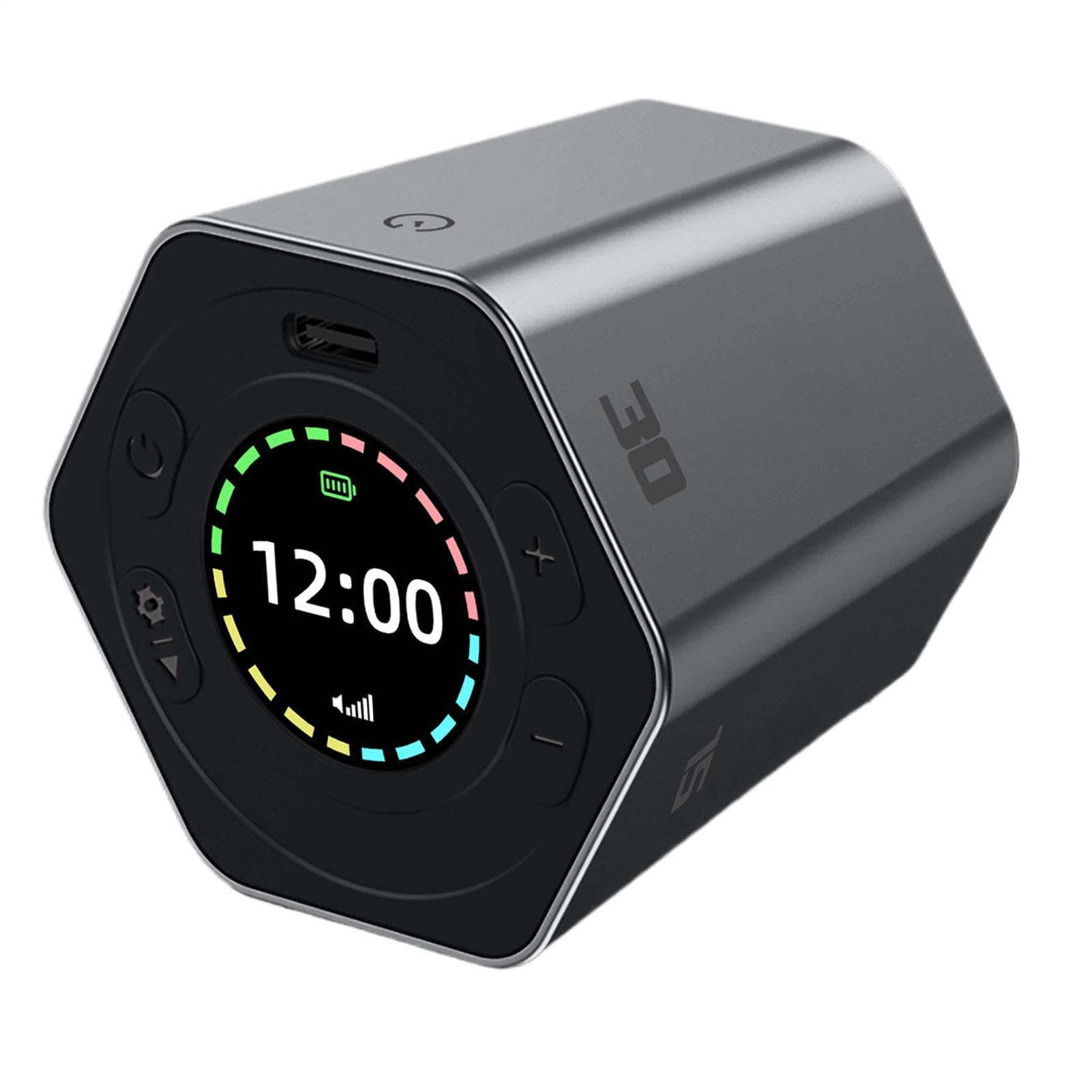 Minuteur De Cuisine Numérique Horloge de Bureau Pivotante à Capteur | 60 Heures d'Autonomie pour Cuisiner pour Exercice Pâtisserie Salle de Bain Réunion Gym et Cuisine