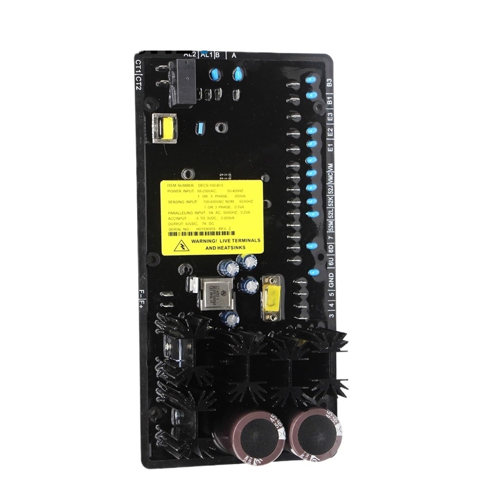 GQSHEIIRU 1PCS DECS-100-B11 DECS-100-A15 DECS-100-A11 DECS-100-B15 DECS-100 AVR Automatic Voltage Regulator Fits for Generator(DECS-100-B15 Copy)