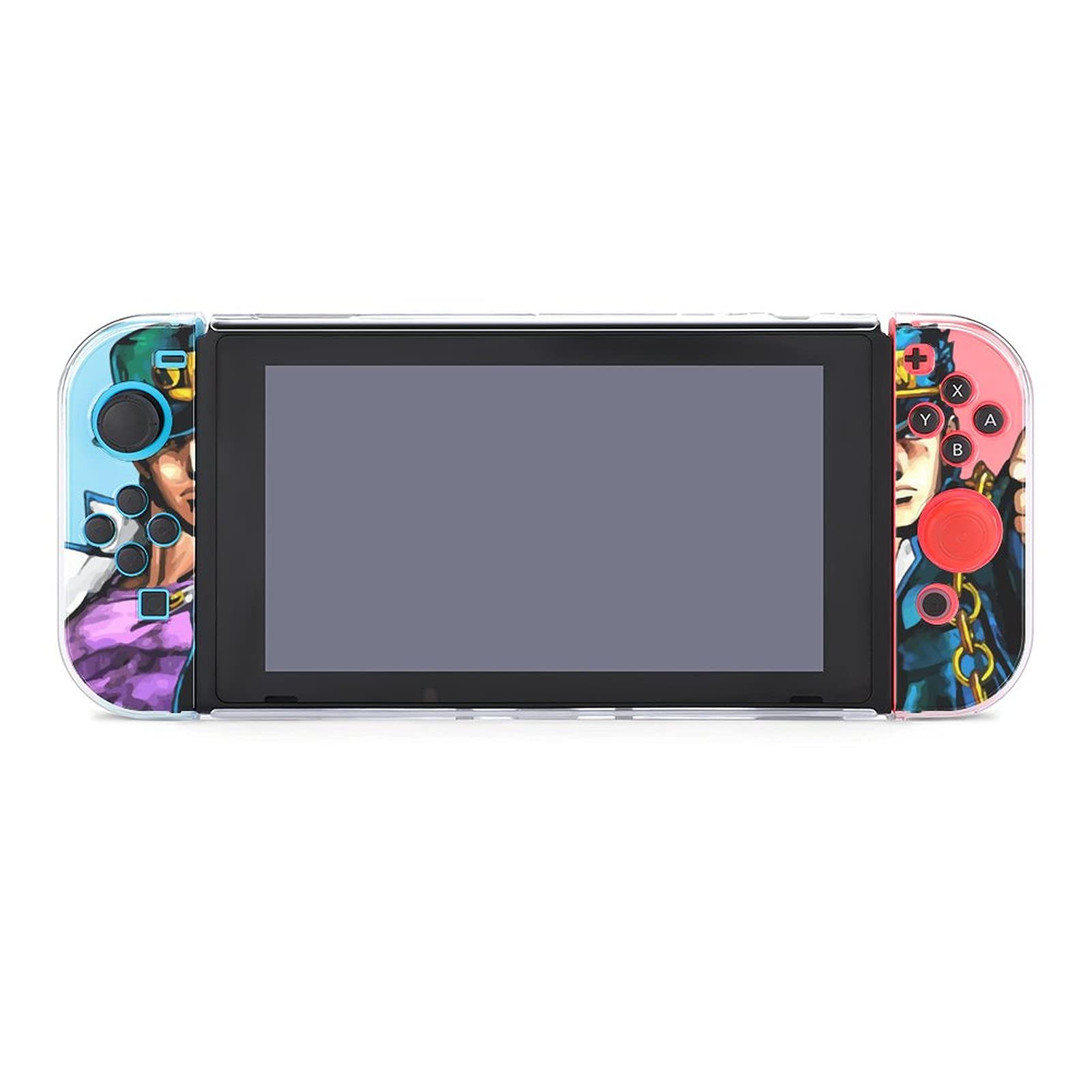 Amazon Co Jp Jojo ジョジョ Switch カバー ケース 5点セット 分体式 薄型 アニメ おしゃれ ドレスアップ 手触り抜群 保護 カバー 落下保護 キズ防止 傷隠せ 指紋防止 滑り止め 軽量 防塵 防汚 防水 防湿 耐衝撃 全面保護 耐久性 着脱簡単 プレゼント ゲーム