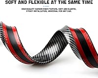 Vista 3 de Blilo Kit de alerón para maletero de automóvil, kit universal de barra de tira de ala trasera automotriz de 4.9 pies, instalación sin perforaciones