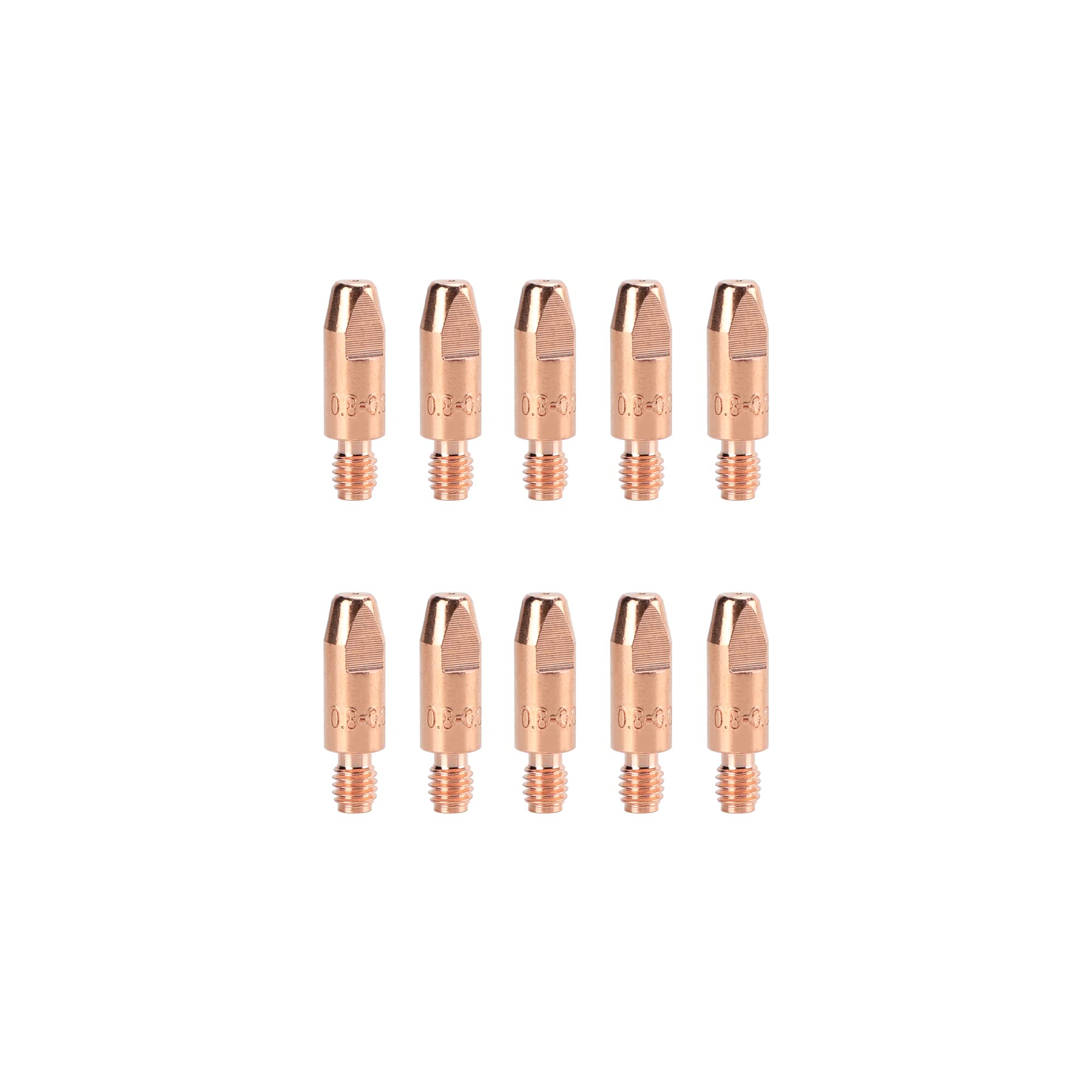 Contact Tip, For MIG125D Mig Welding, Mig Welder Conductive Tips, Tweco Binzel or Clarke, 0.8mm 0.03", 10-Pack,Copper Gas Nozzle(Contact tip of MIG125D) (B094TZJLBR) Amazon Price History, Amazon Price Tracker