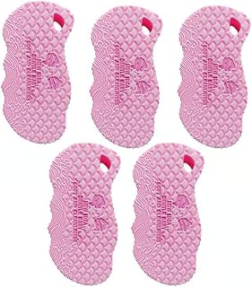 Magic Exfoliating Bath Sponge 5-Pack, 2025 New Super Soft & Skin Friendly Body Scrubber for Adults, Reusable 3D Exfoliator for Women & Men to Gently Remove Dead Skin Cells (Pink)