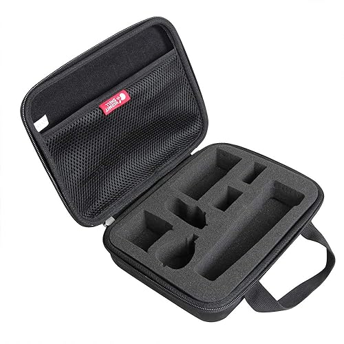 Miniatura 3 de Hermitshell Estuche de viaje para cortapelos HATTEKER Kit de recortadora de barba impermeable USB recargable 5 en 1