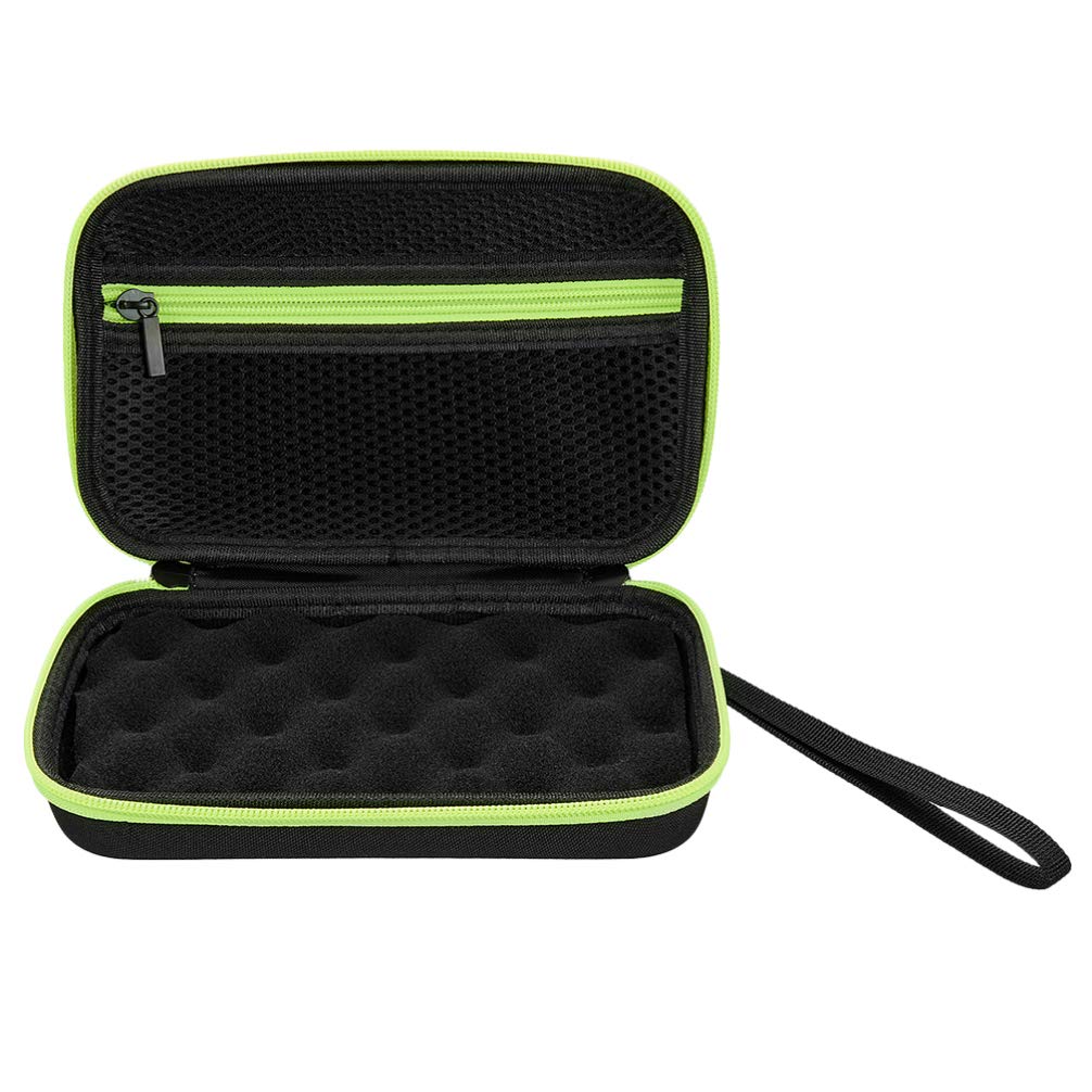 HEALLILY Carrying Thermometer Case Digital Forehead Thermometer Bag Universal for Non-Contact Infrared Body Thermometer with Lanyard (Case Only) Red Zipper-image-40