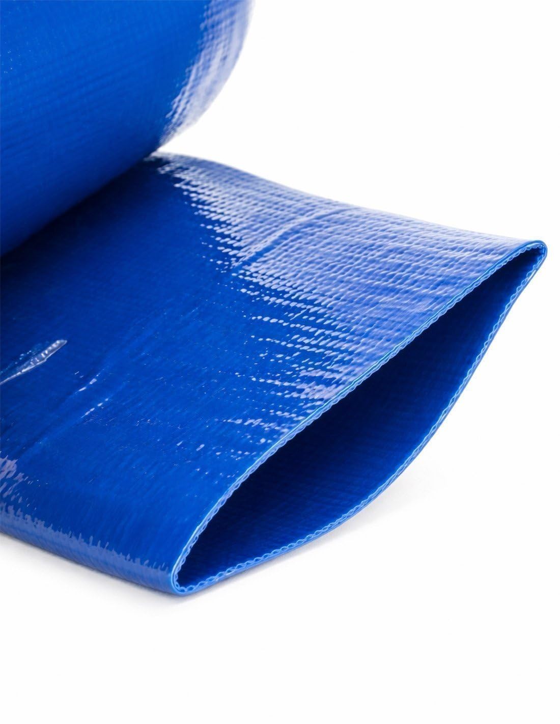 JARDIN202 - JARDIN202 - Rollo Manguera Plana Reforzada Arin Flat de PVC Azul | Alta Presión | 45mm () | 45mm