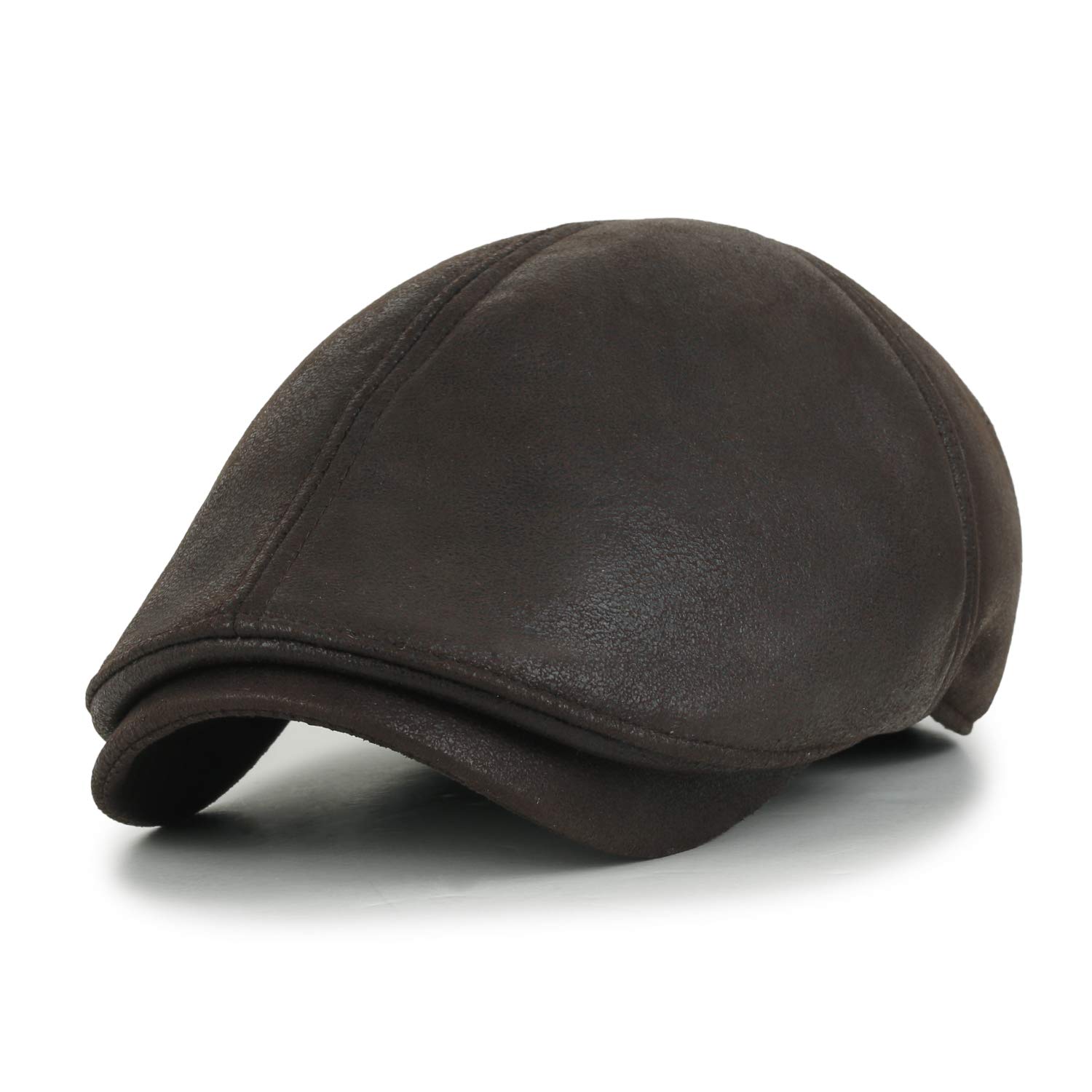 Buy ililily Flat Cap Vintage Cabbie Hat 