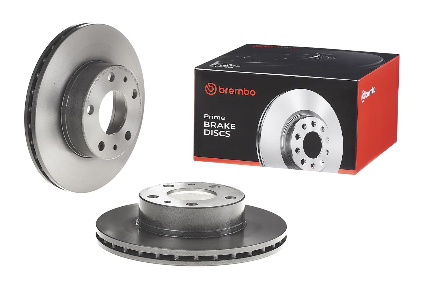 2x Brake Discs Pair Vented fits FIAT DUCATO 250 3.0 Front 2009 on 280mm Set New