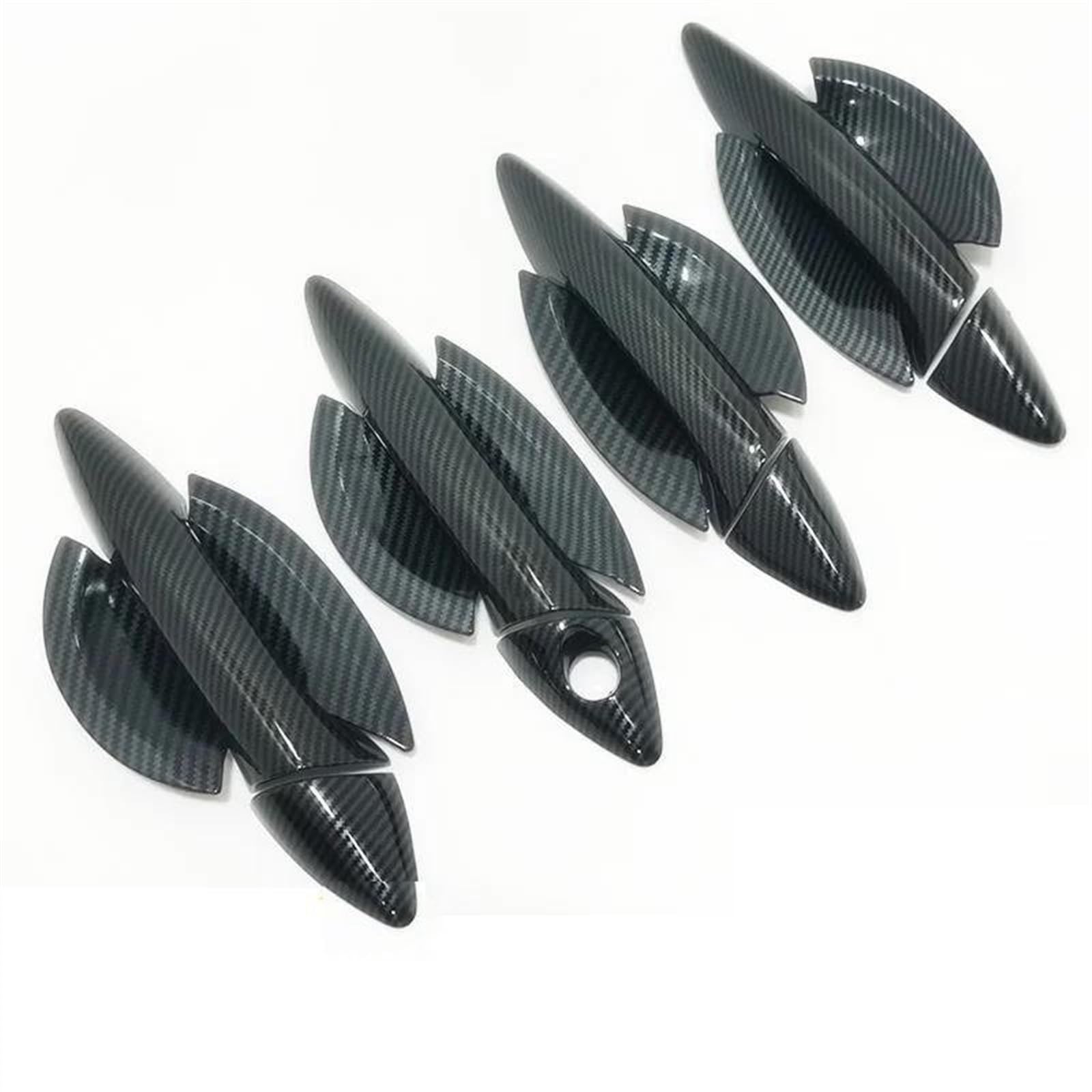 SLIMES Car Exterior Cover Side Door Handle Protector Chrome Scratch Protection for Hyundai for Elantra 2012-2016 Protection(D)