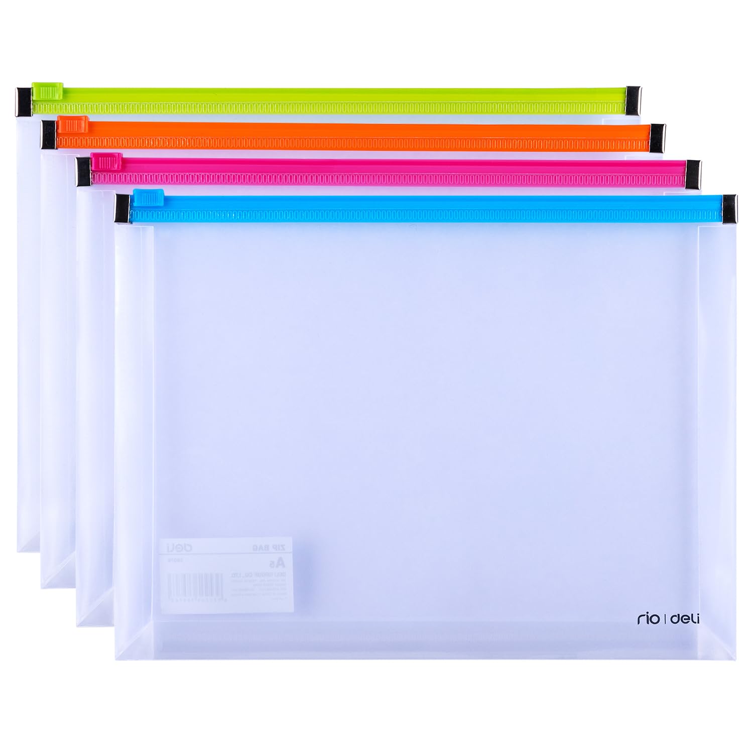 E38976 A5 Zip Bag, Assorted