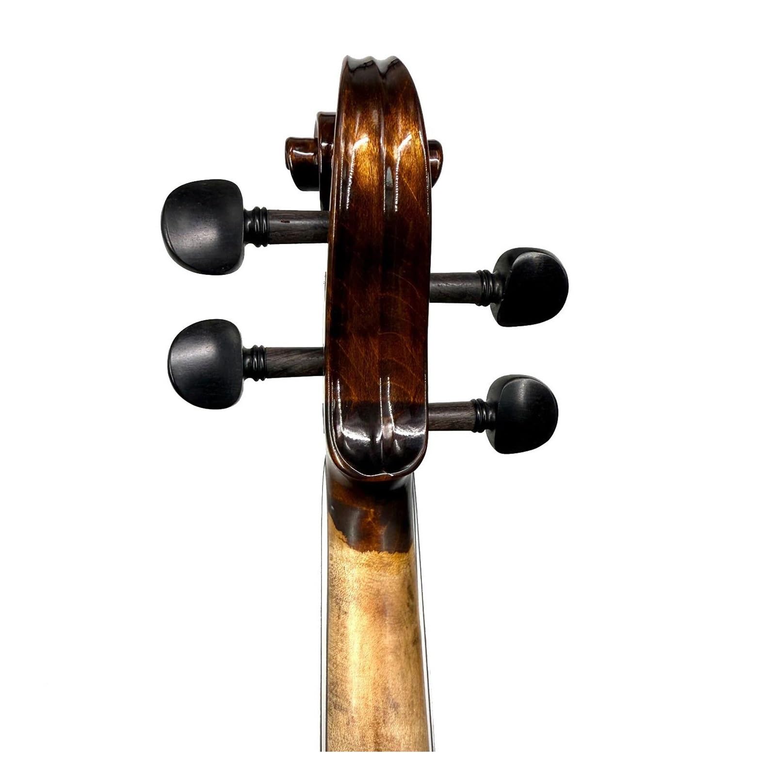 Instrumento De Violín Violín Lacado De Arce Flameado Tablero De Abeto Antiguo 4/4 Hecho A Mano(3/4)