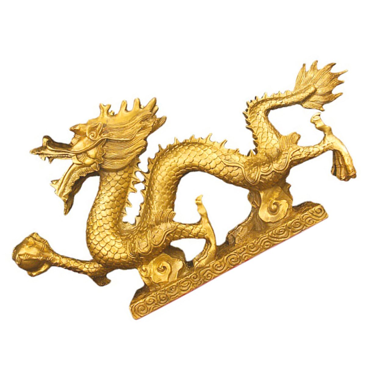 Sculpture dragon en résine unique et raffinée pour une décoration chic