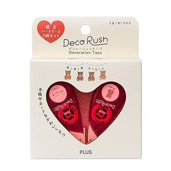 Amazon | プラス デコラッシュ 限定ハートケースセット Bear set