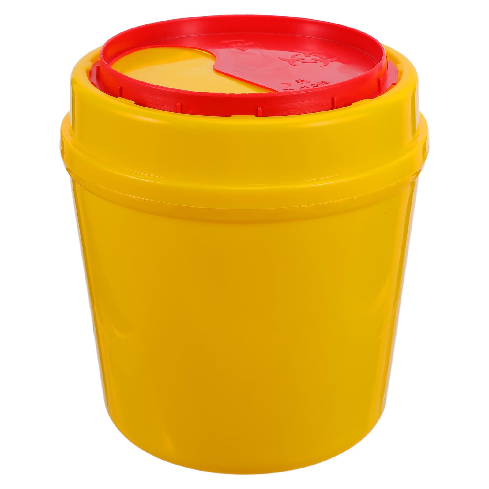 Bote de basura medico para aislar residuos sanitarios peligrosos con tapa