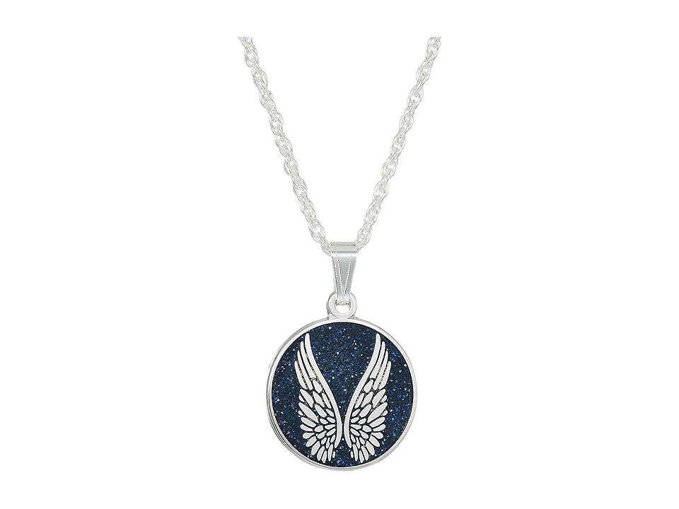 

Alex and Ani Color Infusion - Guardian Angel 18 Adjustable Necklace (Shiny Silver) Necklace