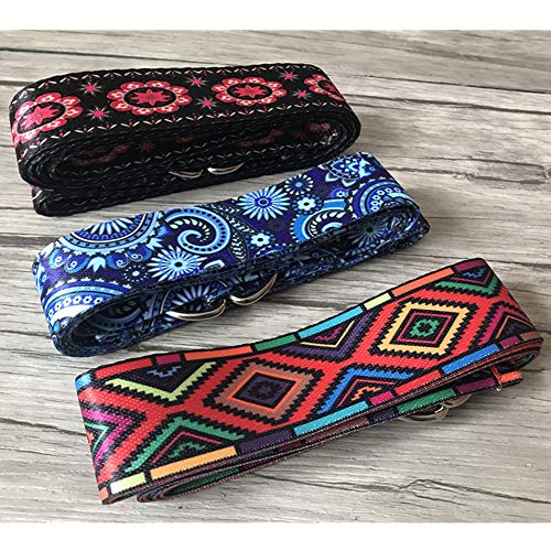 Alça de alongamento para ioga, Andoer Alça de alongamento de ioga de 6 pés com estampa de algodão al