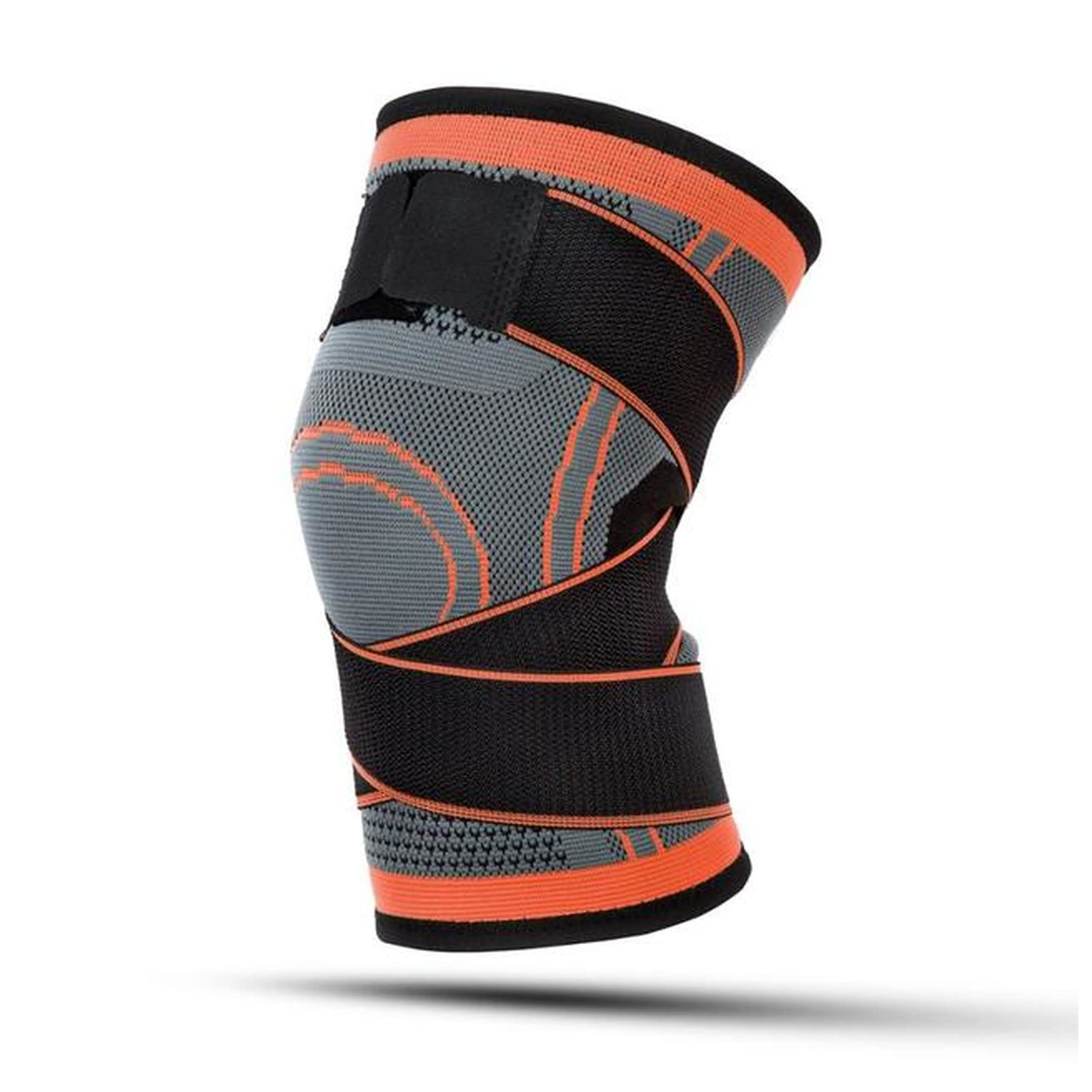 Kaylre Men's Red Warm Knee Pads 1Pc Sports Kneepad Pressurized Elastic Knee Pads Support Fitness Gear Basketball Volleyball Brace Protector Bandage Knee Pads (Color : Size : L)