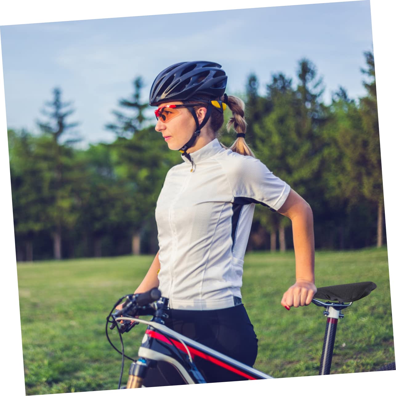 Coprisella Imbottito per Bici Ragazzo Ragazza Spugna e Traspirante, Protezione Sole per Bici Nero Adatto per Ciclismo All'aperto